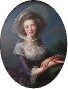 elisabeth vigee-lebrun Portrait of Victoire Pauline de Riquet de Caraman (1764-1834), wife of Jean Louis, Vicomte de Vaudreuil (1763-1816) oil on canvas